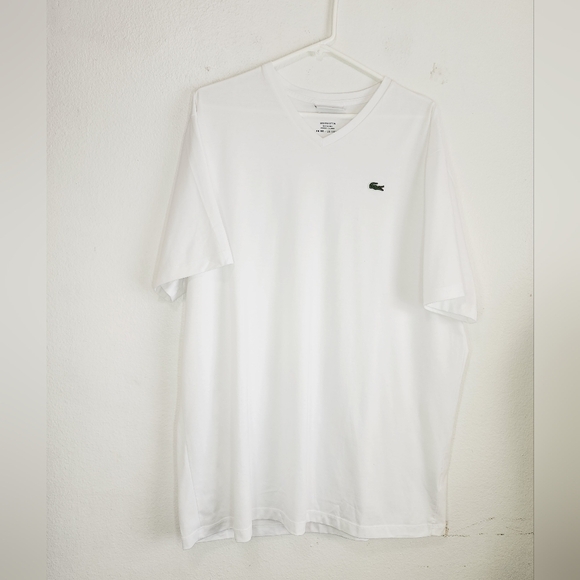 🌸 Lacoste| Mens V Neck Tshirt, size 1XLB - Picture 4 of 11